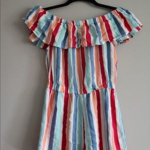 Derek Heart Romper. Size: Small